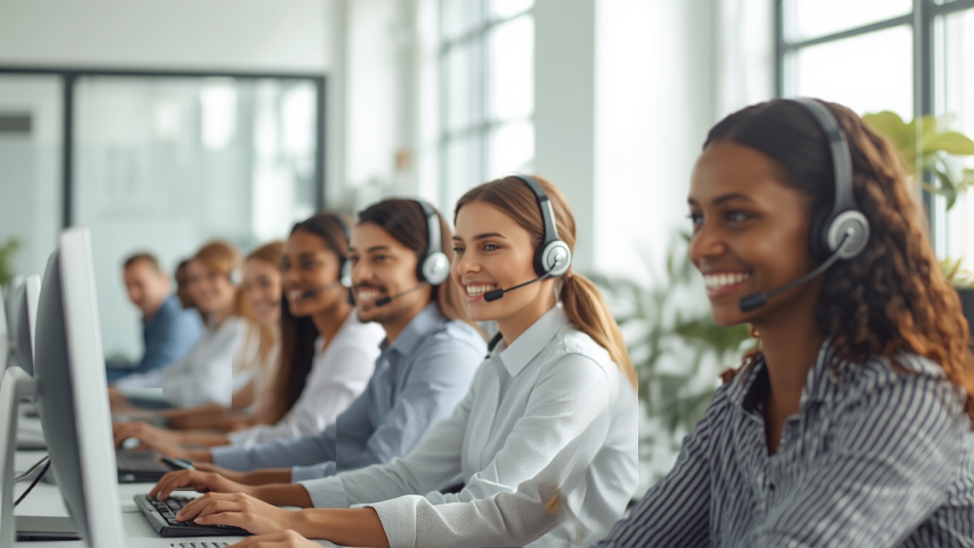 Equipo de telesecretarias de SecretariasVirOnline atendiendo llamadas